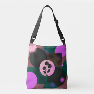 Ajustable Sac fourre-tout à cercle floral audacieux – Flux a