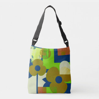 Ajustable Sac fourre-tout à motif floral coloré – Fl vibrant