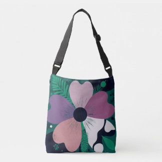 Ajustable Sac fourre-tout à motif floral coloré – Flo modern