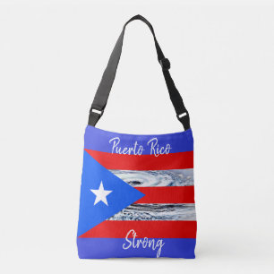 Ajustable Sac fourre-tout à ouragan de drapeau de Porto Ric
