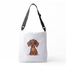 Sac fourre-tout avec mignon Dachshund