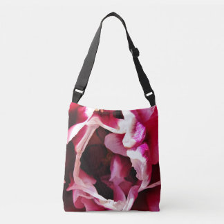 Ajustable Sac fourre-tout croisé rose et blanc Rose