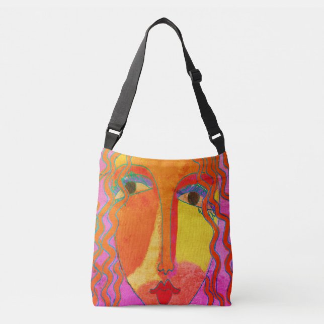 Ajustable Sac fourre-tout d'art Abstrait original (Devant)