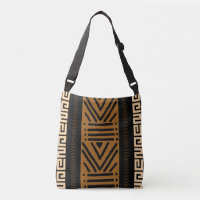 Sac fourre-tout de conception de tissu de boue afr