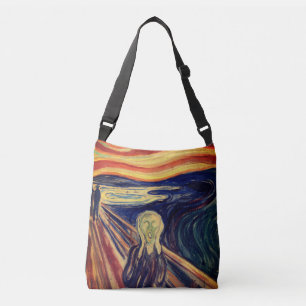 Ajustable Sac fourre-tout de femmes avec le cri de Munch