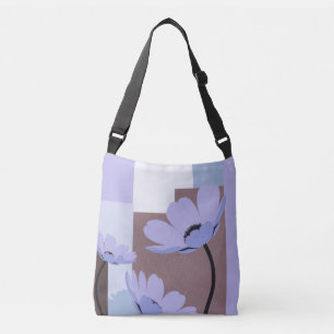 Ajustable Sac fourre-tout floral minimaliste lilas – Botaniq