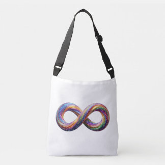 Ajustable Sac fourre-tout Infinity Arc-en-ciel Coloré