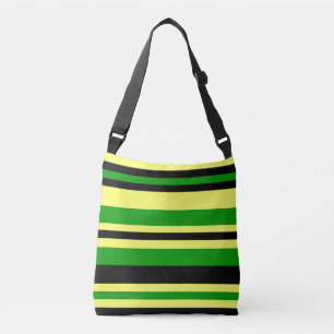 Ajustable Sac fourre-tout jamaïcain inspiré par les rayures