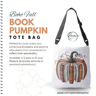 Ajustable Sac fourre-tout livre citrouille Retro Fall