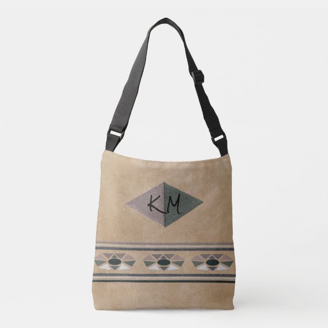Ajustable Sac fourre-tout personnalisé de style sud-ouest jo (Devant)