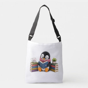 Ajustable Sac fourre-tout pingouin amateur de bibliothèque