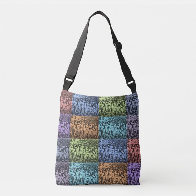 Ajustable Sac fourre-tout Tulipe multicolore (Devant)