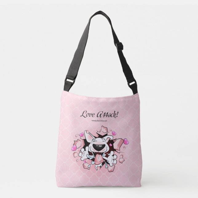 Ajustable Sac mignon "attaque de bull-terrier de bande (Devant)