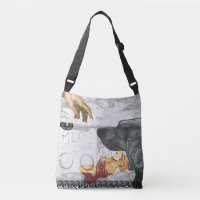 SAC MORTUAIRE CROISÉ À IMPRESSION DU CHIEN WEIM