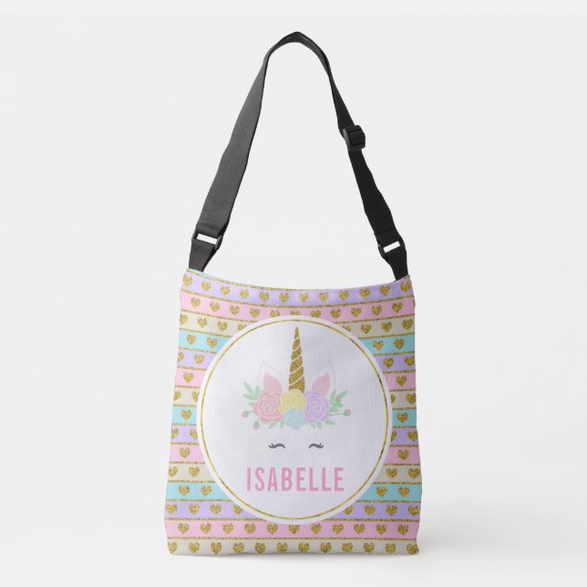 Ajustable Sac personnalisable magique de licorne (Devant)