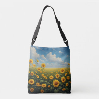 Ajustable Sac tournesol tournesols Crossbag