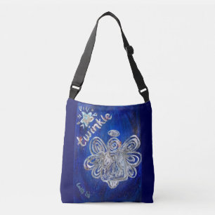 Ajustable Twinkle Guardian Ange Purse Art Corps croisé Sac