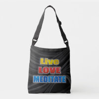 vivre amour méditer sac carrosserie