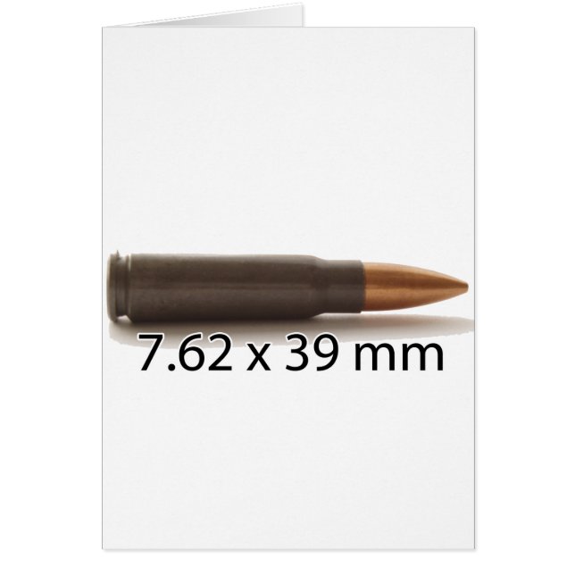 AK47 7,62 x 39 mm Ammo Round (Devant)