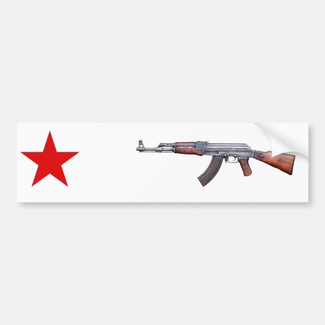 ak47 Bumper Sticker (Front)