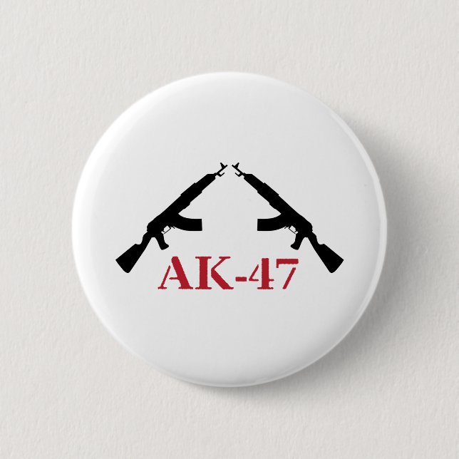 AK-47 2 INCH ROUND BUTTON (Front)