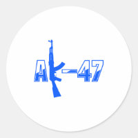 AK-47 AKM Assault Rifle Logo Blue.png