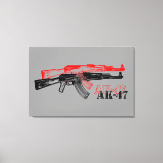 AK 47 CANVAS PRINT