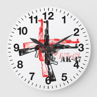 AK 47 LARGE CLOCK