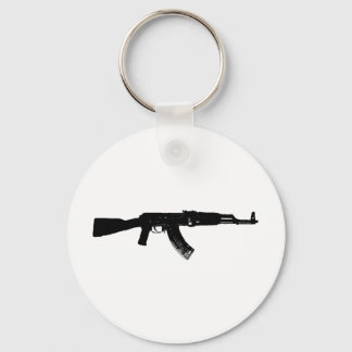AK-47 Silhouette Keychain