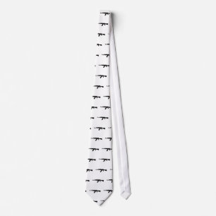AK-47 Silhouette Tie