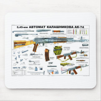 Ak 74 sparkling sepad mouse pad