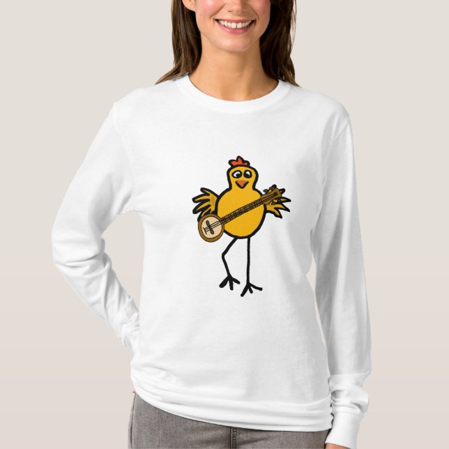 AK- Banjo Playing Chicken Shirt (Front)