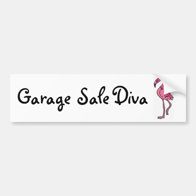 AK- Garage Sale Diva Bumper Sticker (Front)