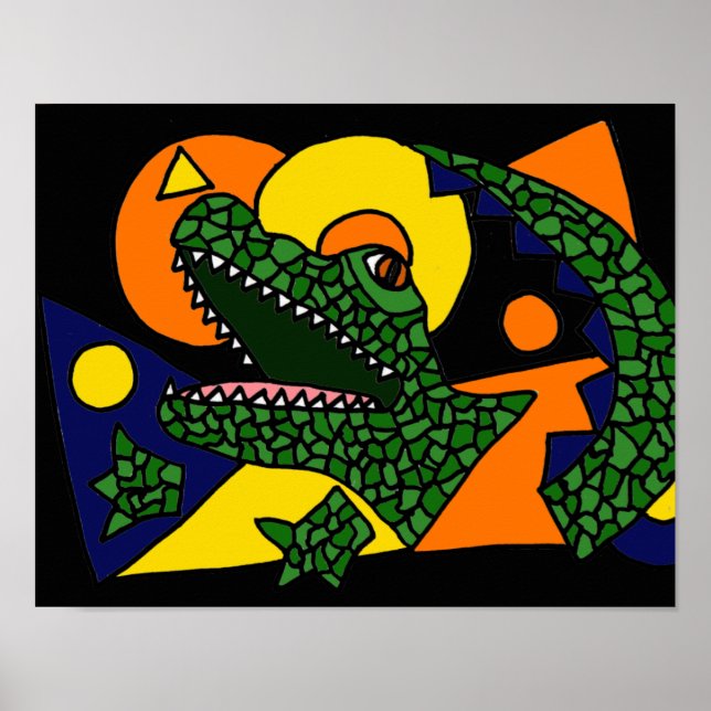 AK - Poster d'art Gator (Devant)