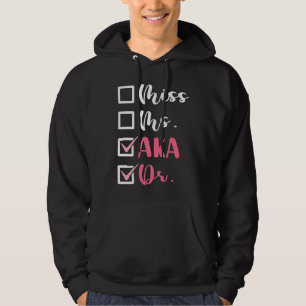 AKA Doctor Medical Worker Appreciation Graduation Hoodie