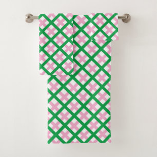 AKA Neoplaid Bath Towel Set