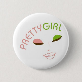 AKA Pretty Girl 2 Inch Round Button