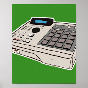 AKAI MPC 2000  POSTER