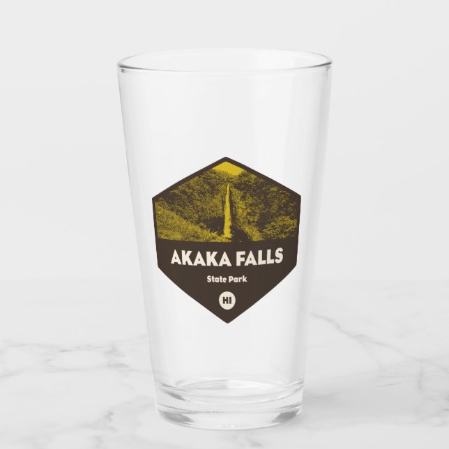 Akaka Falls State Park Hawaii Glass (Front)
