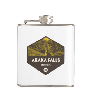 Akaka Falls State Park Hawaii Hip Flask