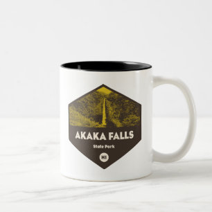 Akaka Falls State Park Hawaii Two-Tone Coffee Mug