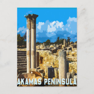 Akamas Peninsula (Neo Chorion) Holiday Postcard
