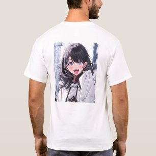 Akanbe JK Backprint T-shirt   Sushi Musume Generat