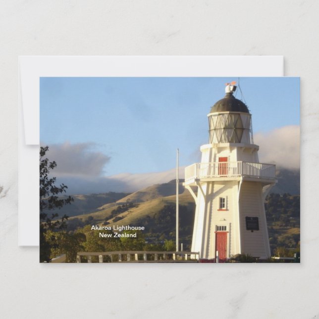Akaroa Lighthouse Card (Front)