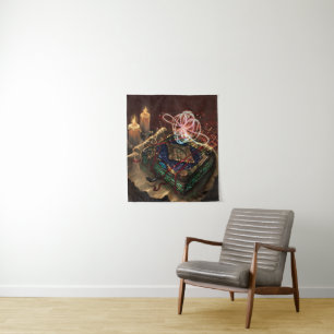 Akasha Codex - mystical esoteric fantasy art Tapestry