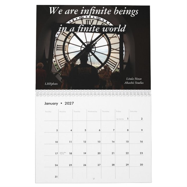 Akashic 2015 Calendar (Jan 2027)