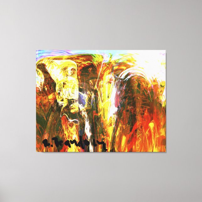 "Akashic Records Librarian" Gallery Wrapped Canvas (Front)