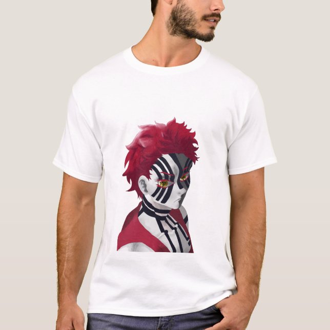 Akaza T-shirt: The Power of the Upper Moon - Demon T-Shirt (Front)