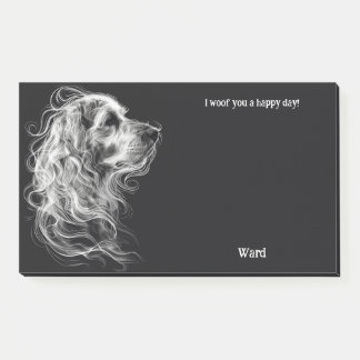 Akbash Abstract Art Dog Name  Post-it Notes