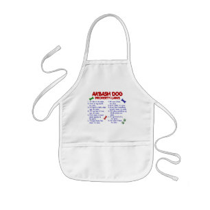 AKBASH DOG Property Laws 2 Kids Apron